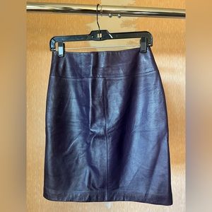 Valerie Leather Skirt